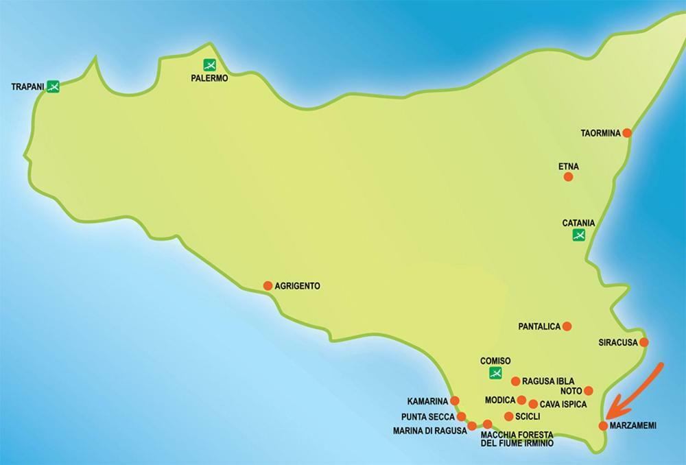 Bivani Isola Blu Marzamemi Kültér fotó